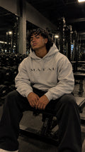 Mana - White Oversize Hoodie - 001