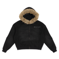 Mātau boxy Hoodie Detachable Fur